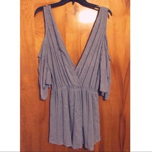 Dainty Hooligan denim romper.